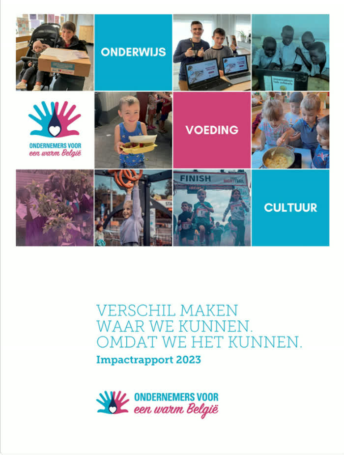 Cover van het impactrapport 2023